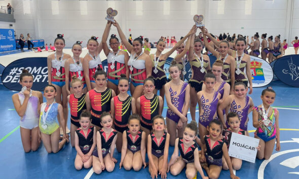 The Mojácar Rhythmic Gymnastics Team continues winning medals